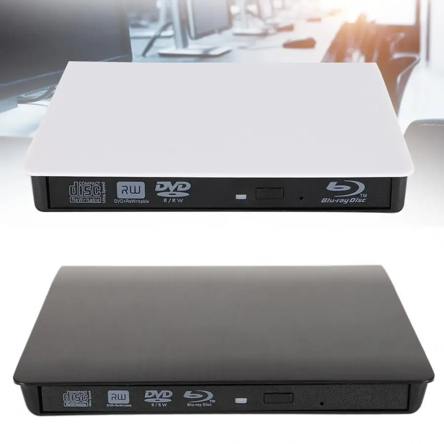 USB3.0 SATA DVD/CD-ROM RW чехол внешний портативный корпус оптического привода для 12,7 мм CD дисков