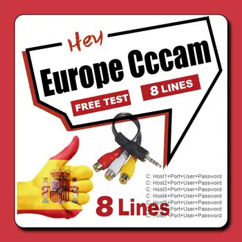 

2020 Cccam 1 year stable 8 clines server HD cline ccam Europe Portugal for DVB-S2 Gtmedia v7 v8 Nova v9 Super satellite receiver