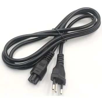 

Universal 3 Prongs Brazil Plug AC Power Cord Cable For Laptop Ac Adapter Charger