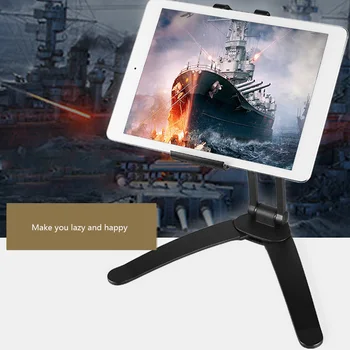 

Tablet PC Mobile Phone Kitchen Stand Aluminum Alloy Desktop Tablet Stand for 4-10.5 Inch - Silver