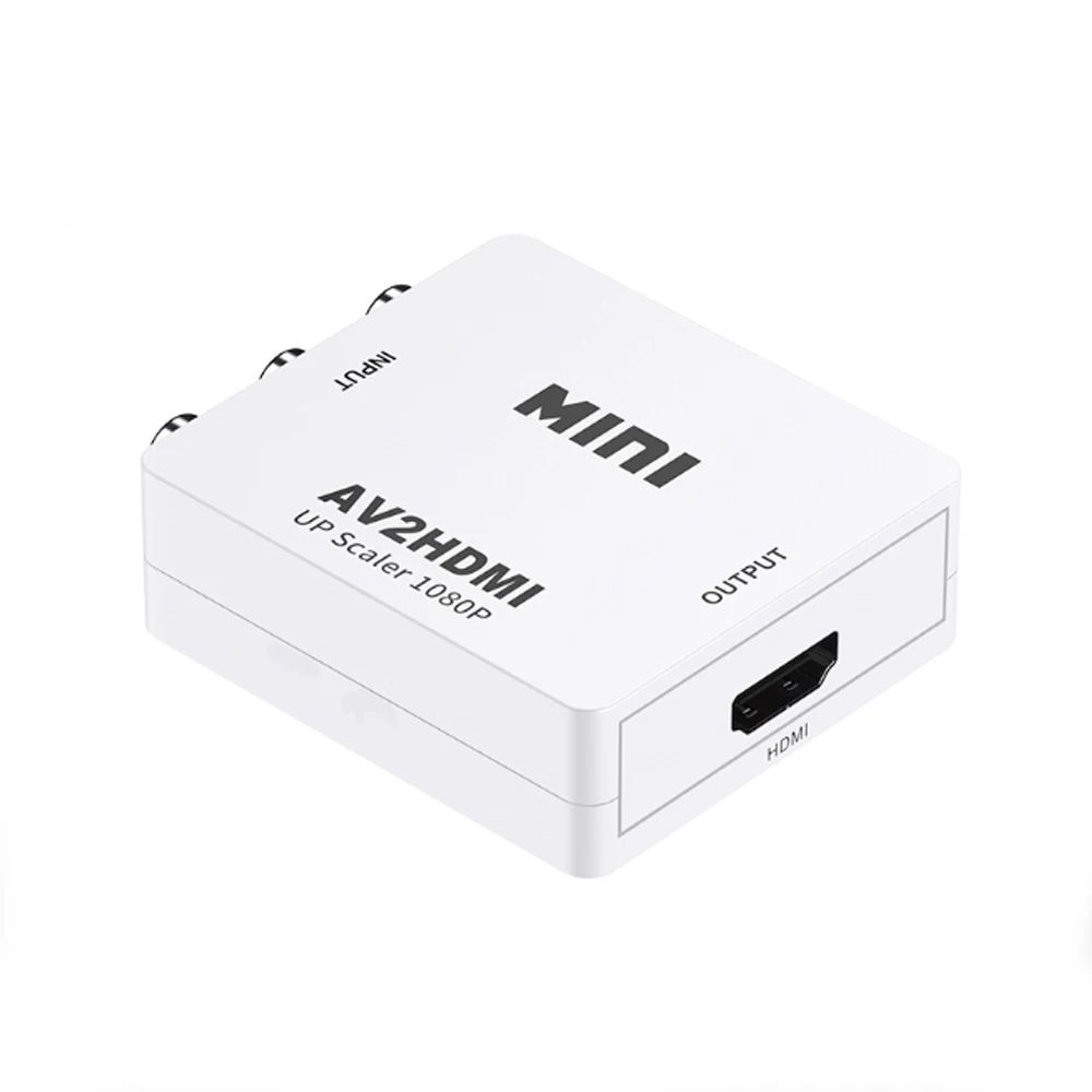 Преобразователь AV в HDMI композитный аудио и видео (CVBS) на красный желтый белый Lotus