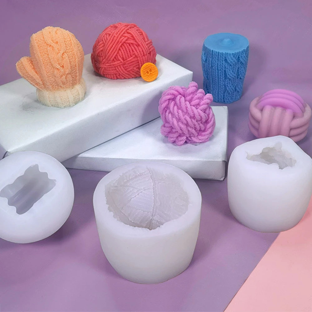 Silicone Woolen Candle Mold 3D Cute Woolen Ball Design Candle Wax Mold  Handmade Candle Making Soap Aroma Mould Home Craft Decor|Candle Molds| -  AliExpress