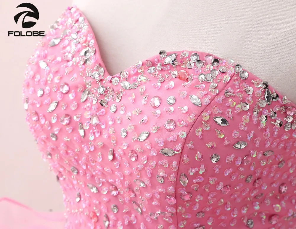 Милое платье из органзы без бретелек с оборками Vestidos de 15 anos, Кристальное вечернее платье с бисером, пышные платья с курткой, платья для выпускного вечера
