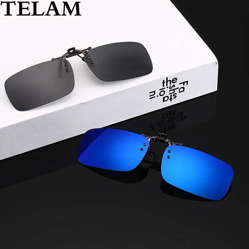 

Special polarizing clip for myopic glasses Men Women Polarized Clip On Sunglasses Fishing Night Anti UV Driving
