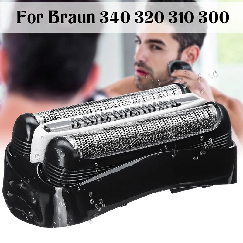 Shaver Replacement Blade Foil Head for Braun Series 3 32B 3090Cc 3050Cc 3040S 3020 340 320 Male Shaver Razor Black Head Foil Bea