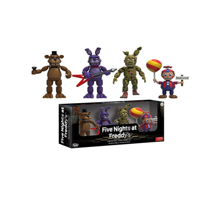 FUNKO POP Five Night At Freddy's FNAF Фигурки игрушки Foxy Freddy FNAF sister расположение ПВХ модель игрушки для детей подарок - Цвет: Серый