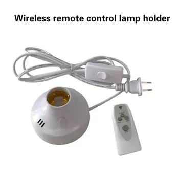 

New E26E27 Bulb Universal Socket Wireless Remote Control Lamp Holder With Timer Remote Control Household Lighting Accessories