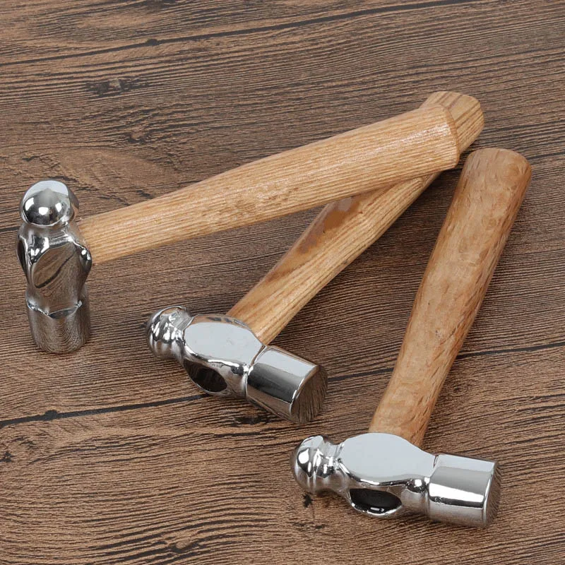 

10pcs Mini Leather Steel Hammer Steel Smooth Hammer Mallet Leather Craft Tool Used for Beating Wax Wire