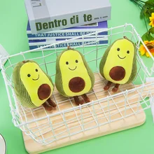 Porte clés pendentif Mini poupée avocat, jouet en peluche de dessin animé, petit ornement, bijoux, petits cadeaux