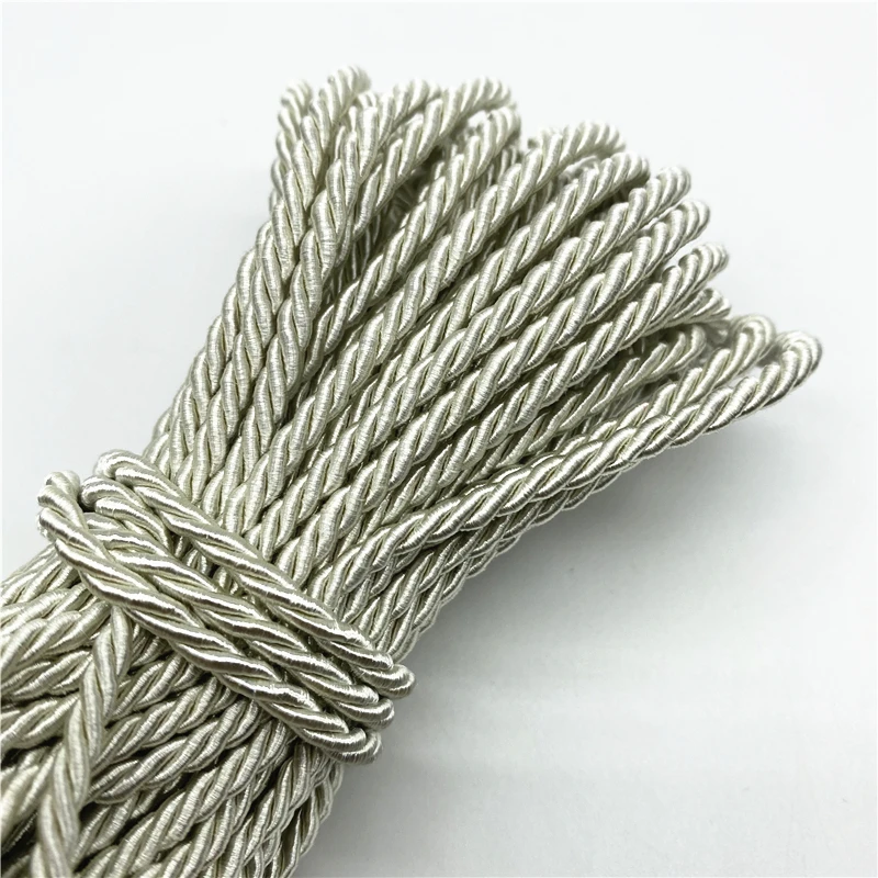 10yards/Lot 3mm 3-Strand Paracord Rope Polypropylene Rope For Home Decoration Accessories DIY Handmade Home Textile Decoration polypropylene rope