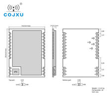 LoRaWAN 868MHz 915MHz SX1262 ASR6501 LoRa TCXO Spread Spectrum Module E78-868LN22SLlong Distance Communication  Low Power Module