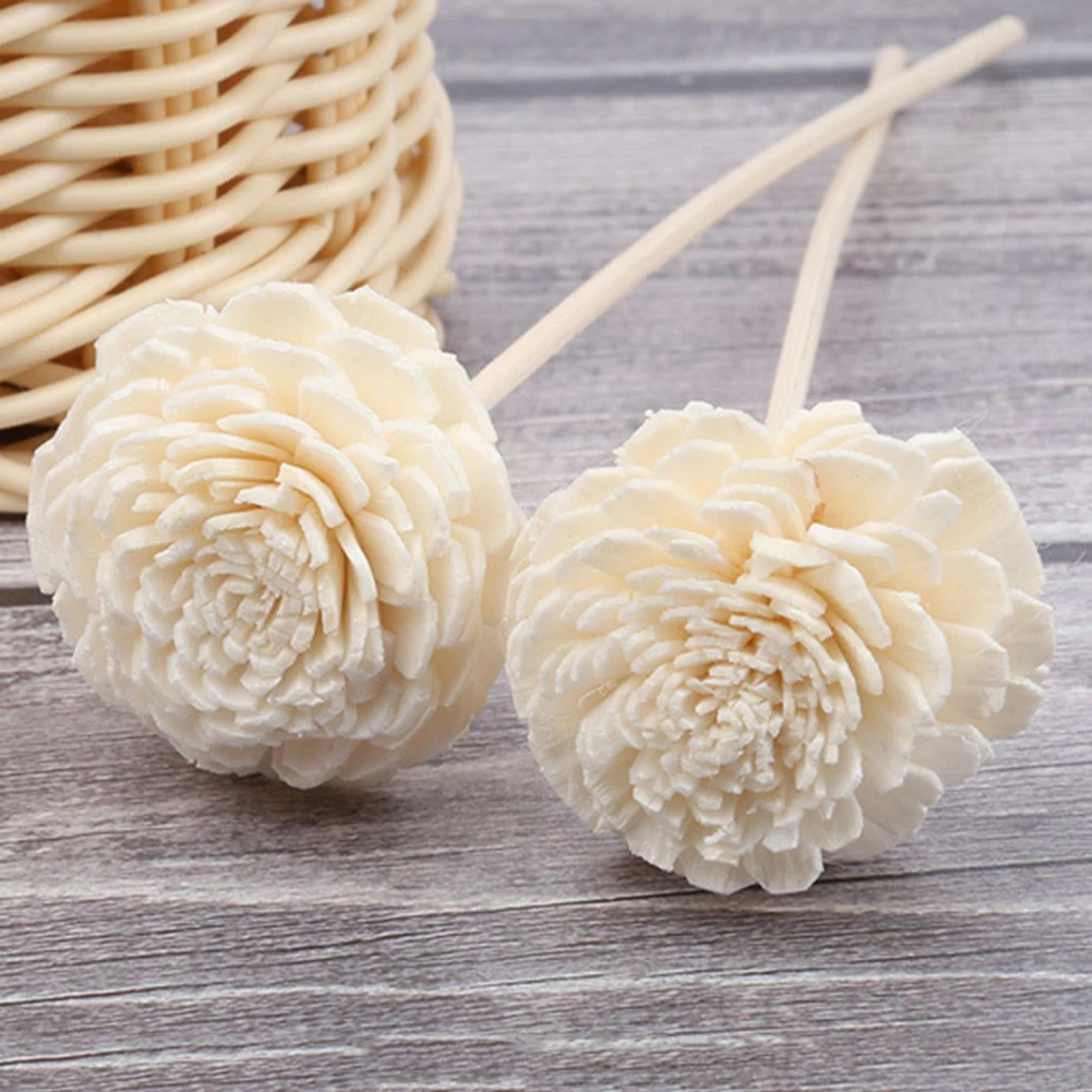 

5pcs 16-22cm Artificial Flower Rattan Fragrance Diffuser Non-Fire Replacement Sticks Living Room Aromatic Incense Beautify