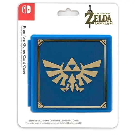 Blue Жесткий Чехол для Zelda Mario Zend Switch NS с мультипликационным принтом Momery SD 12, коробка для хранения игровых карт, держатель, контейнер, защитный чехол - Цвет: Blue