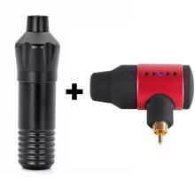 Высокое качество татуировки Вращающаяся ручка Гибридный постоянный тату машинка для макияжа Мощный Тихий мотор питания