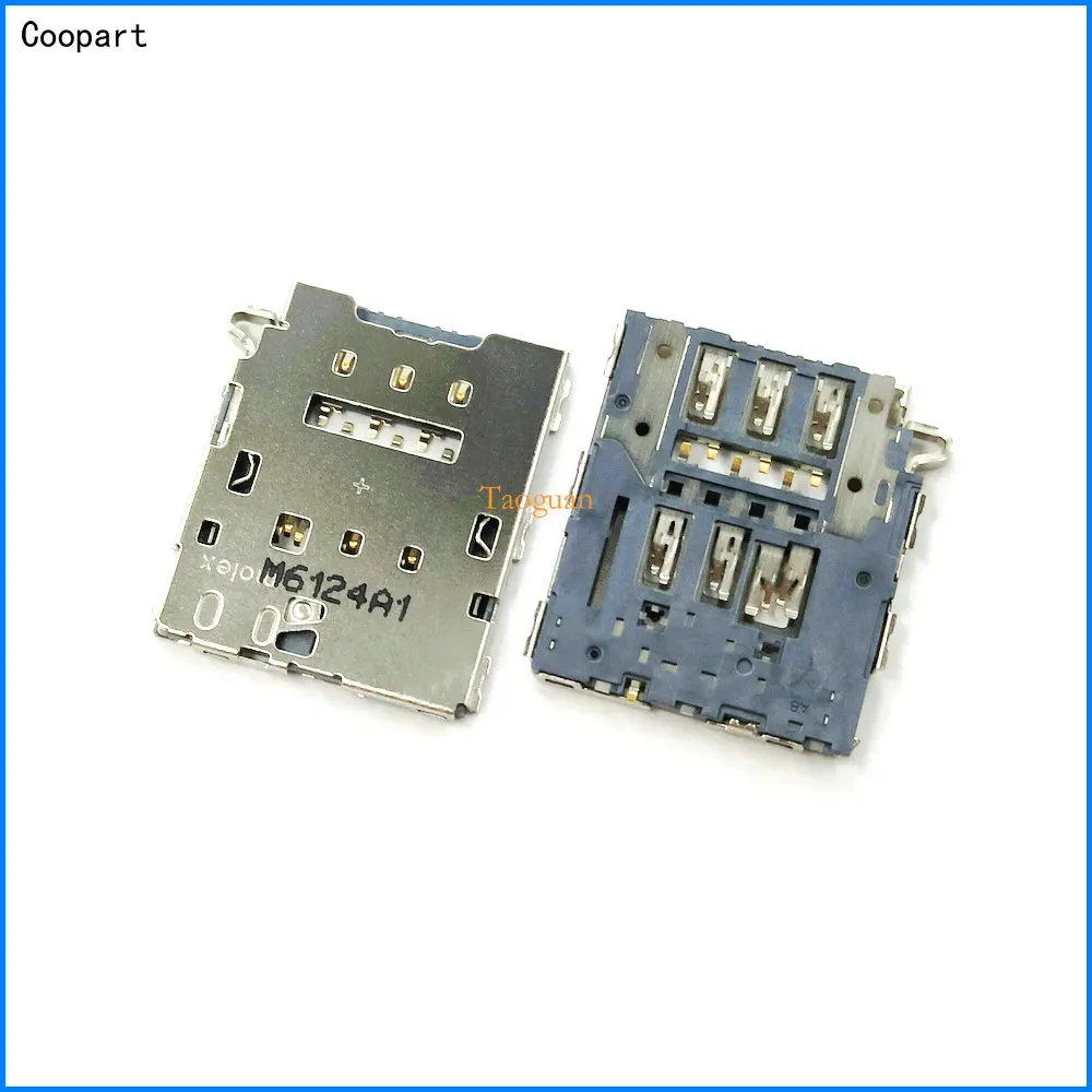 2 шт./Лот коннектор для карт памяти Samsung Galaxy S6 EDGE G920V G920A G920F G9200 G9250|samsung sim card reader|sim
