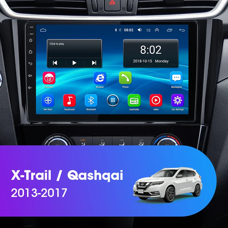 Android 8,1 4G Автомобильный Радио Мультимедиа DVD видео плеер навигация gps для Nissan X-Trail XTrail T32 Qashqai J11 T31 J10 2013