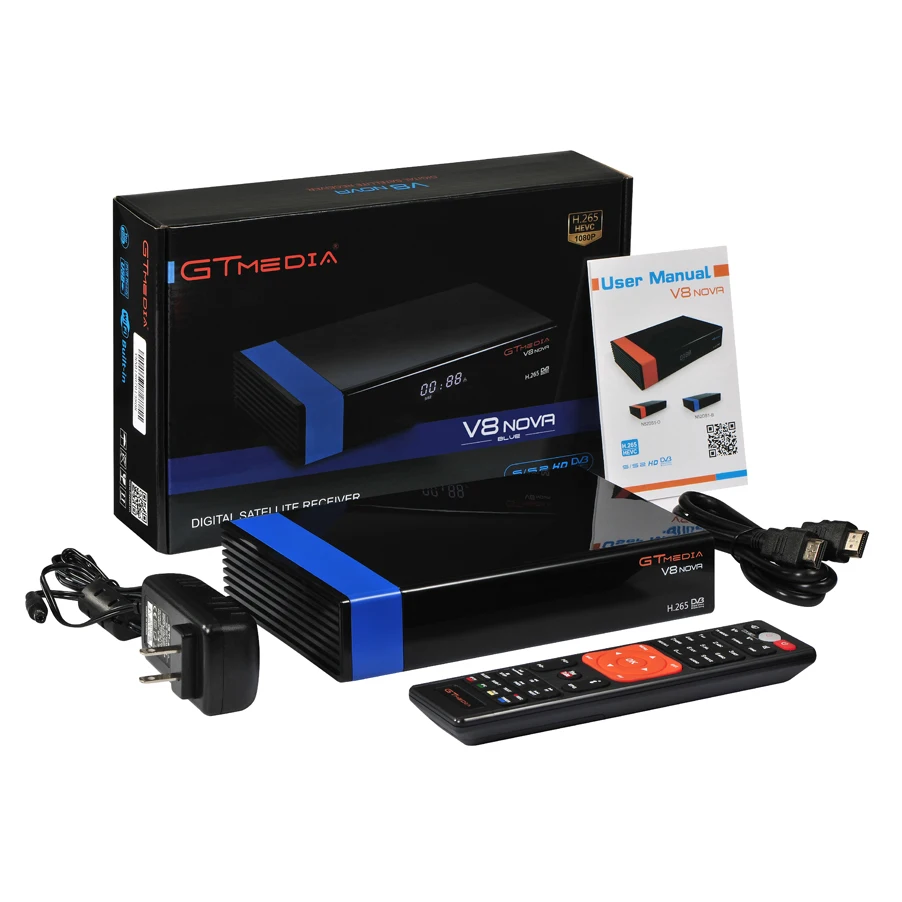 GT медиаприемник DVB-S2 ТВ Satelite декодер V8 nova Blue Freesat V8 nova 5clines FTA бесплатно на воздух встроенный wifi cccam newcam