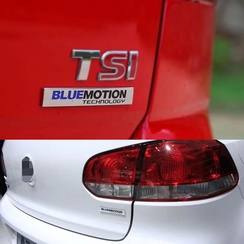 Металлическая Автомобильная наклейка Blue Motion для Volkswagen VW Polo Tiguan Passat B5 B6 B7/Golf 4567 MK4