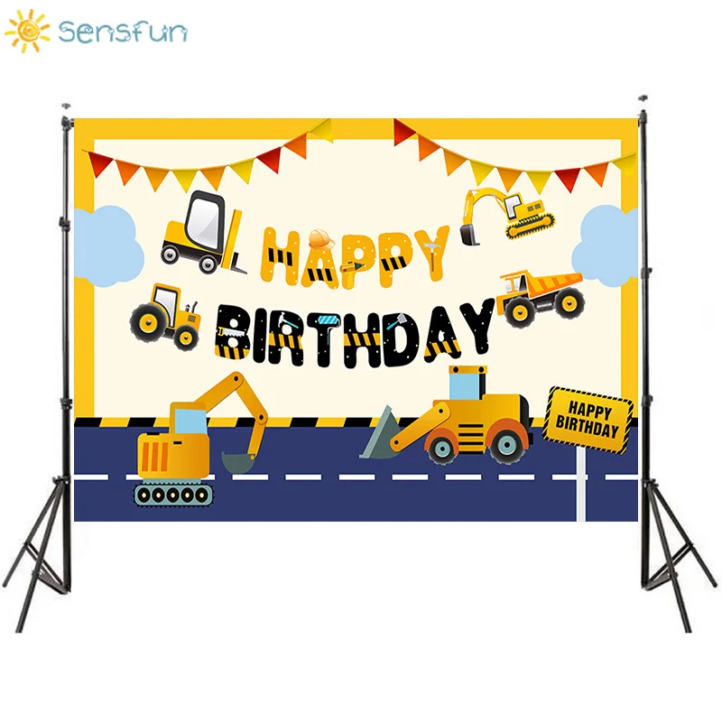 Sensfun виниловый детский фон для фотосъемки на день рождения конструкция
