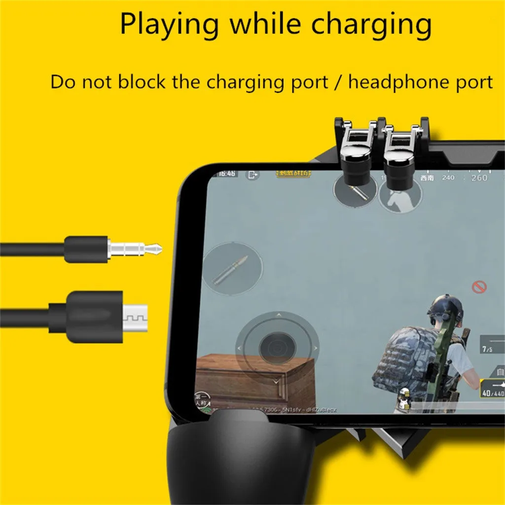  Mobile Phone Eat Chicken Game Aim Key Controller Control For PUBG Game Long Press Not Tired Highly 