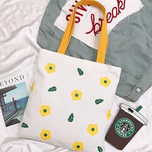 Новая женская тканевая сумка через плечо с принтом из овечьей шерсти, милая мультяшная женская сумка-тоут, модная эко складная сумка-шоппер, Bolsa Tela