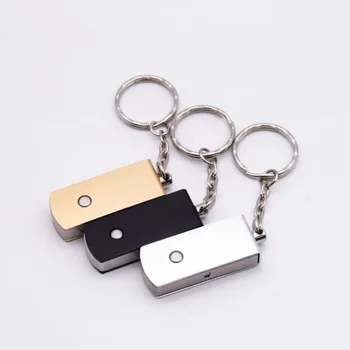 

Promotional Gift Custom Logo USB 2.0 Flash Drive 4GB 8G 16GB 32GB 64GB memory stick pendrive with Key Ring(Over 10pcs Logo Free)