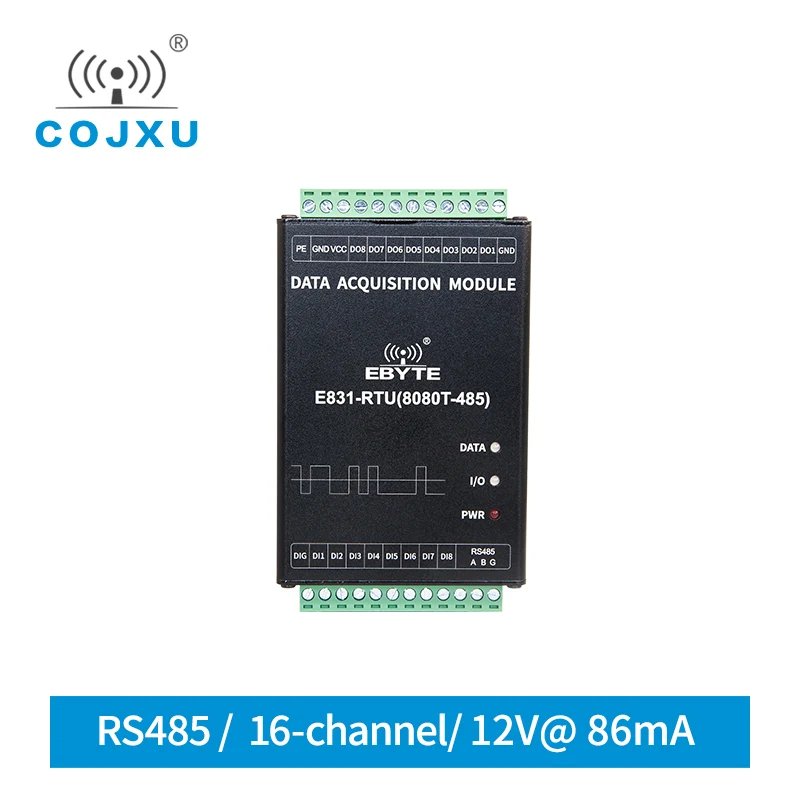 Modbus RTU Relay RS485 Digital Quantity 8 Channel Digital Input 
