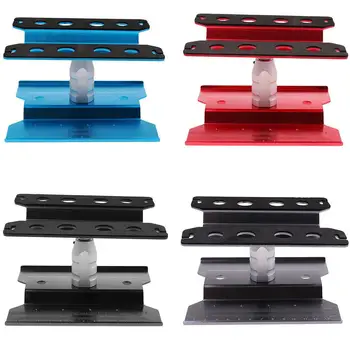 

Aluminum 1/10 RC Buggy Truck Car Repair Work Station Platform for Axial SCX10 Small size and portable for carrying out