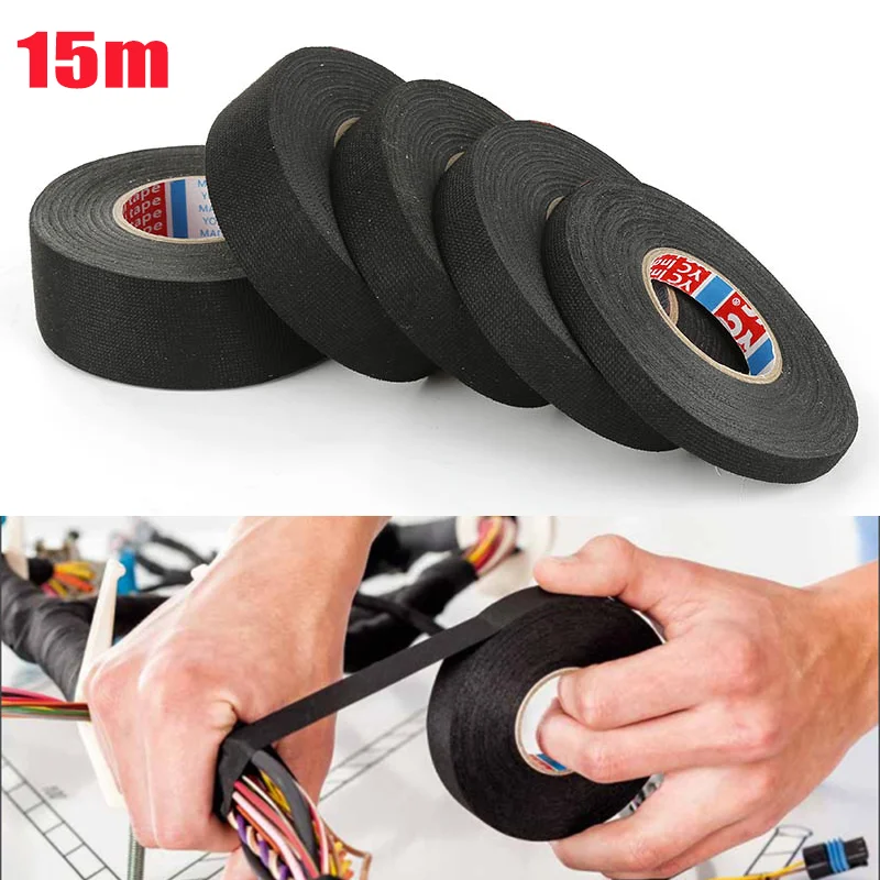 Car Auto Adhesive Electrical Cloth Tape For Looms Cars  Wiring Harness Tape 