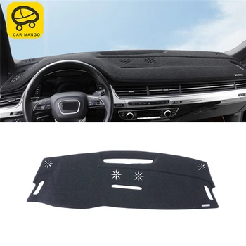 

CARMANGO for Audi Q7 4M 2016-2018 Car Dashboard Cover Mat Auto Sun Shade Cushion Pad Interior Protector Carpet Trim Accessories