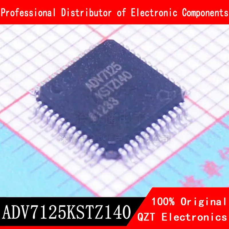 5pcs/lot ADV7125KSTZ140 ADV7125 QFP48 Original In Stock lcmxo2 1200hc 4tg144c free shipping 5pcs lot lcmxo2 1200hc 4tg144c qfp14 fpga field peripheral gate chip original in stock