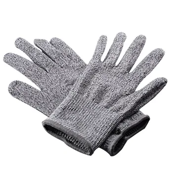 

1Pair Safety Tools Anti-cut Gloves Stainless Steel Wire Kitchen Gadgets Multifunction Butcher Cut-Resistant Glove