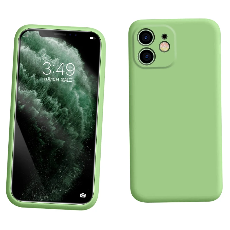 Жидкий силиконовый чехол для iPhone 11 Pro Max с полной защитой камеры чехол|Бамперы| |