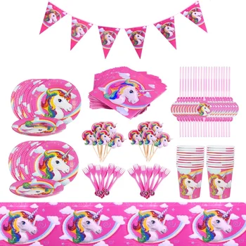 

Unicorn Birthday Party Supplies Birthday Decorations For 20 Guests