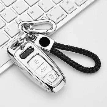 

key case for Car TPU All-inclusive For Audi A6 C8 A7 A8 Q8 2018 2019 car accessories car styling interior key cover keychain