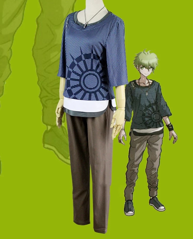 Костюм для косплевечерние из игры данганронпа V3 рантаро Амами униформа Danganronpa