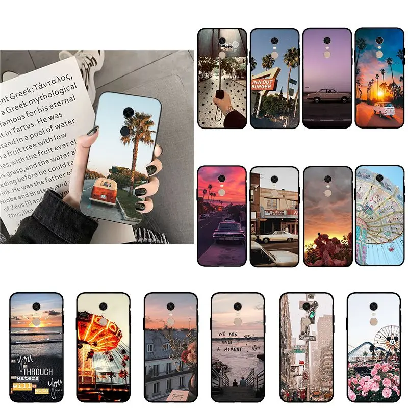 Phone Case Rose Gold Coque Shell for Xiaomi 8 9 se Redmi 6 6pro 6A 4X 7 note 5 | Мобильные телефоны и аксессуары