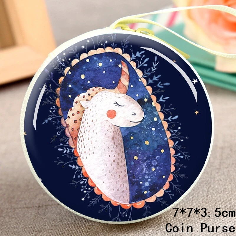 1pc Coin Purse 6 шт. Единорог вечерние поставки конфетная коробка подарочная коробка мультяшную тему Малыш Мальчики День Рождения Кекс вечерние украшения Baby Shower вечерние свадебные сувениры - Цвет: 1pc Coin Purse