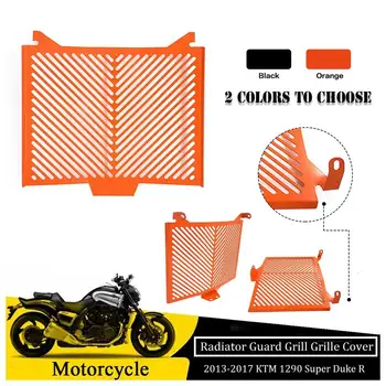 

Black /Orange Radiator Guard Grill Grille Cover Protector for 2013 2014 2015 2016 2017 KTM 1290 Super Duke R 1290 Superduke