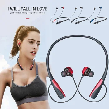 

X37 Bluetooth 5.0 Earphone Wireless Headset Sports Sweatproof Headphone Hansfree 5.0 Bluetooth Earphone Sports Neckband Magnetic