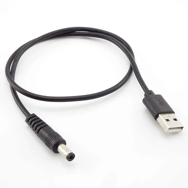 0,5 M 2 M 5 V USB Typ A Stecker auf DC 3,5 1,35 4,0 1,7 5,5 2,1 5,5 2,5 mm Stecker Verlängerung Netzkabel Versorgung Jack Kabel Stecker – Detail 6