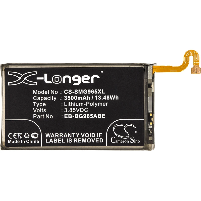 Cameron sino 3500 мА/ч, батарея для SAMSUNG Galaxy S9 Plus Galaxy S9+ SC-03K SGH-N943 SM-G9650/DS SM-G965F SM-G965F/DS SM-G965J