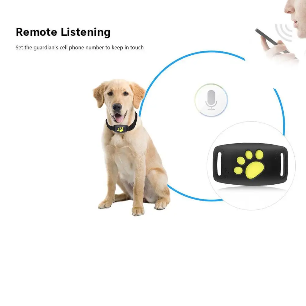 Милый легкий gps собака кошка домашнее животное в режиме реального времени трекер GSM/GPRS искатель локатор сигнализации водонепроницаемый воротник