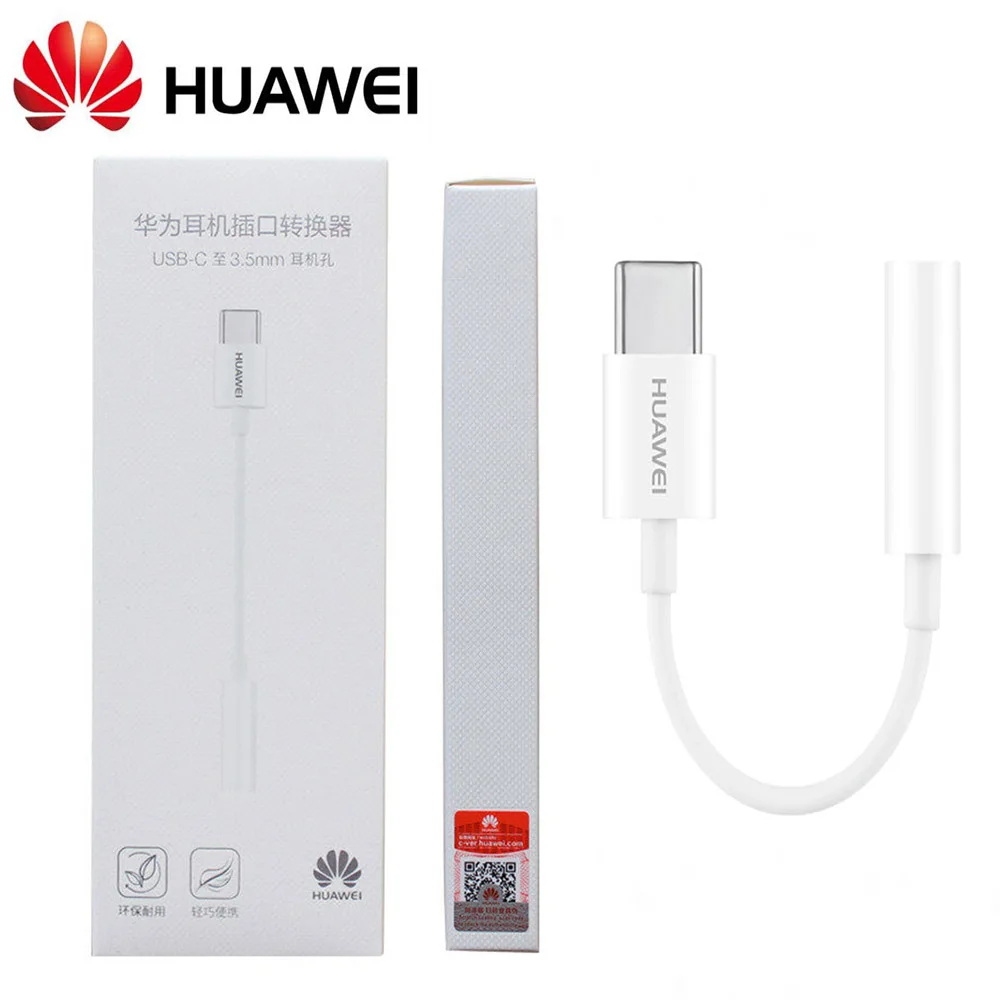 sikkert klassekammerat Agnes Gray Huawei 3.5 Jack Type C Earphone Cable USB C to 3.5mm AUX Headphones Adapter  For Huawei Mate 10 20 P20 Pro Audio Cable with Box _ - AliExpress Mobile