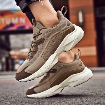 

New Fashion Dad Shoes 2020 Running Shoes Men Sport Shoes Sneakers Men Plug Size 46 Trianers Shoes Height Increasing Jogging Shoe