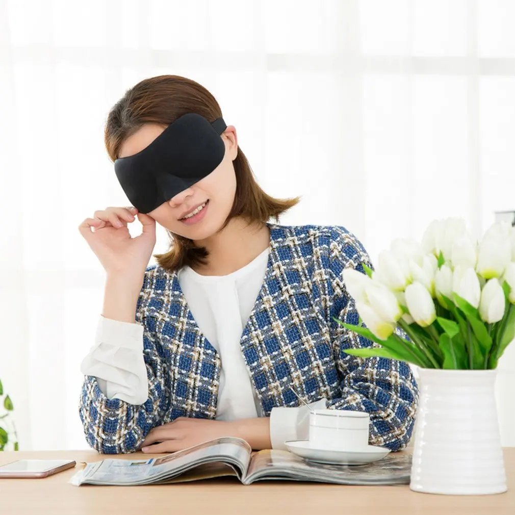 3D бесшовная маска EyeMask натуральный спящий глаз маска-козырек для глаз оттенок покрытия накладки для глаз мягкая портативная повязка на глаза для путешествий