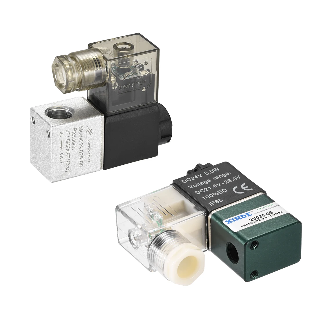 Uxcell воздушный одиночный электрический Соленоидный клапан 2 положения внутренний пилотируемый действующий Тип