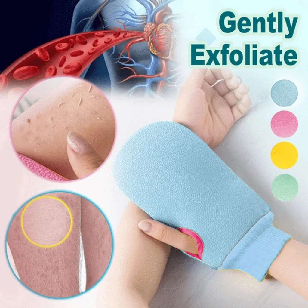 S #1pc ducha Spa exfoliante dos de baño guante exfoliación de limpieza corporal guante masaje de piel muerta guante de Peeling mágico #2021