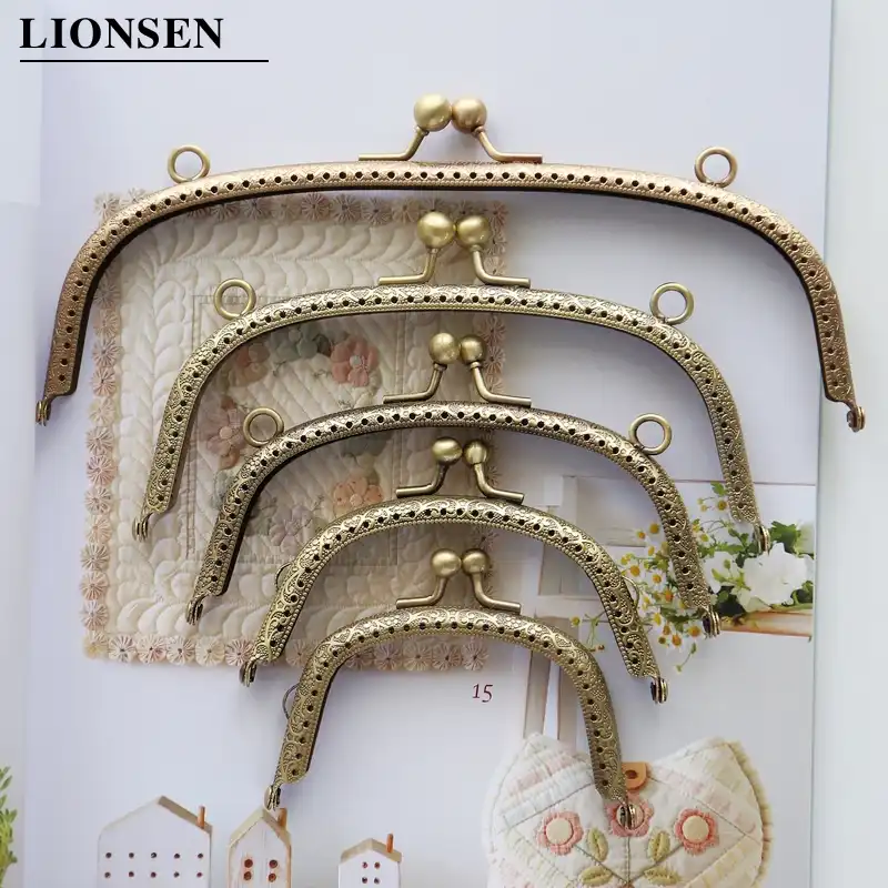 Металлическая дуговая рамка для кошелька LIONSEN 8 5/10 5/12 5/15/20 см|Детали и аксессуары