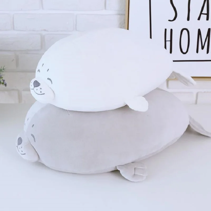 new style smile comfortable Sea lion Plush Pillow handsome lovely stuffed Sea lion Plush toys soft Sofa cushion